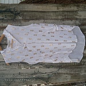 CHARLIE PAGE GOLDEN PINEAPPLE COVER UP